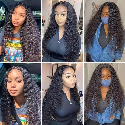 32 Inch Kinky Curly Bundles Human Hair Natural Black Peruvian Grade 8A Virgin Remy Hair Extensions Double Weft Color 1B Hair Weave 300g