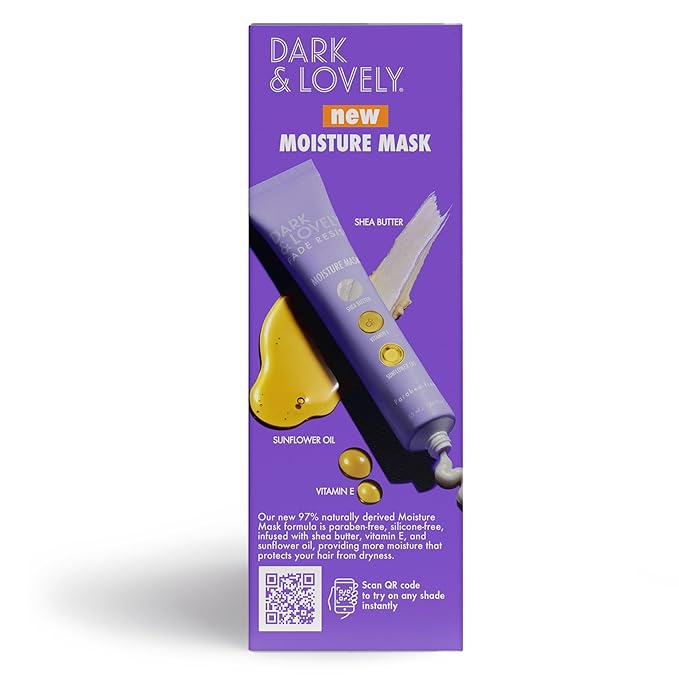 Softsheen-Carson Dark and Lovely Hair Dye, Fade Resist Hair Color with Conditioning Mask, Poppin Pink, 1 Kit (Pack of 2)