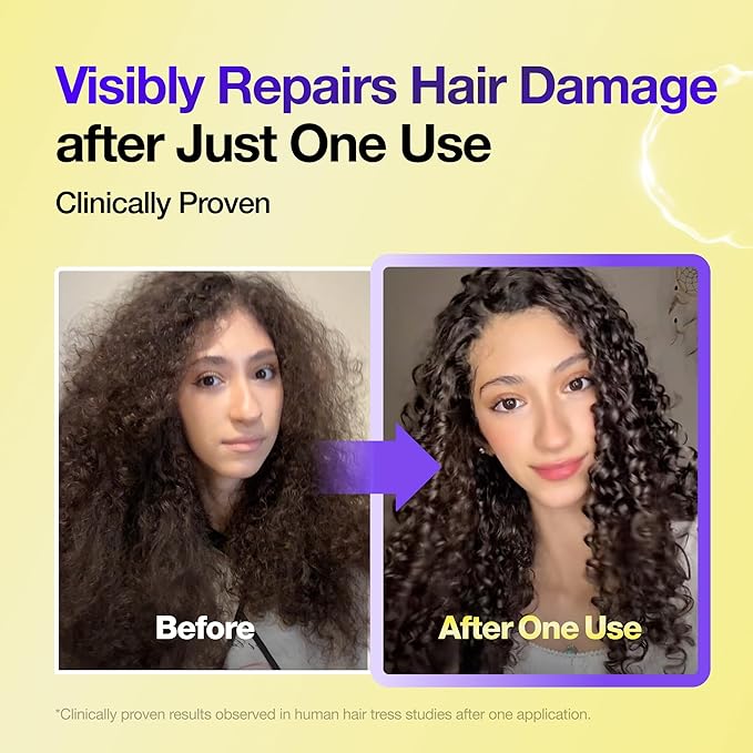 Protein Capsule Hair Repair Treatment, 3-Minute Keratin Hair Mask & Deep Conditioner for Damaged, Repair & Strengthen, Instant Detangling, Anti-Frizz, Low-pH, Fine-Hair Safe, 6.76 fl oz