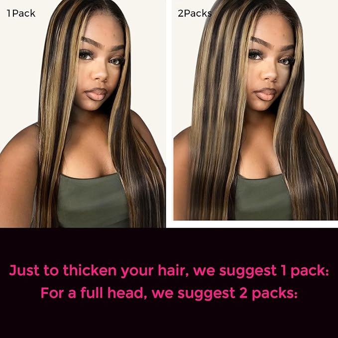 Lashey Clip in Hair Extensions Real Human Hair 7pcs 120g Straight Natural Black Mixed Chestnut Brown Hair Extensions Clip ins for Black Women 22 Inch