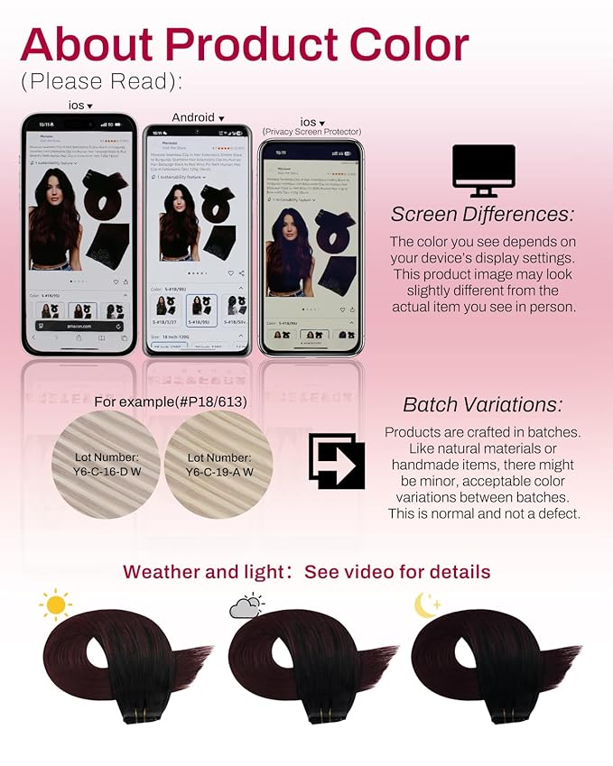 Moresoo Seamless Clip in Hair Extensions Burgundy Balayage Seamless Hair Extensions Clip ins Human Hair Black to Wine Red Ombre Human Hair Clip in Extensions Black to Burgundy 120g 7pcs 20inch