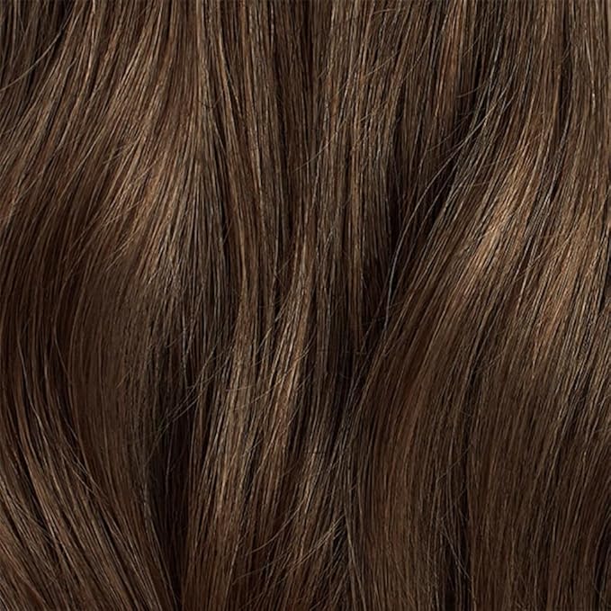Luxy 100% Remy Human Hair – Halo Clip-In Hair Extensions –Natural Looking Volume & Length - One-Piece - Easy 5-Min Application 140 grams 16" Neutral Brown Halo