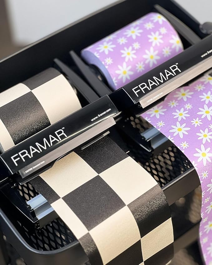 FRAMAR Daisy Hair Foil – Hair Foils For Highlighting Long Hair, Salon Foil For Hair Highlighting, Salon Foils For Hair Highlighting Kit, Salon Foils For Hair Stylist, Embossed – 320 ft