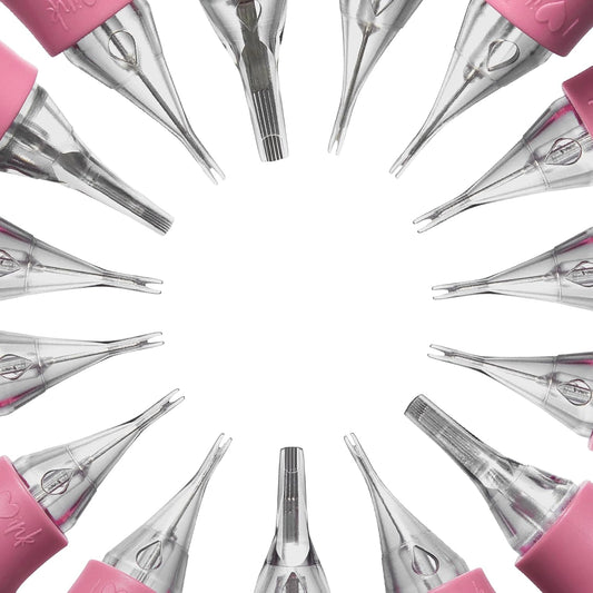 Tina Davies PIXL Cartridges Sampler 15-Pack for Eyebrows, Lips, Eyelids, and Areolas, Pack of 15