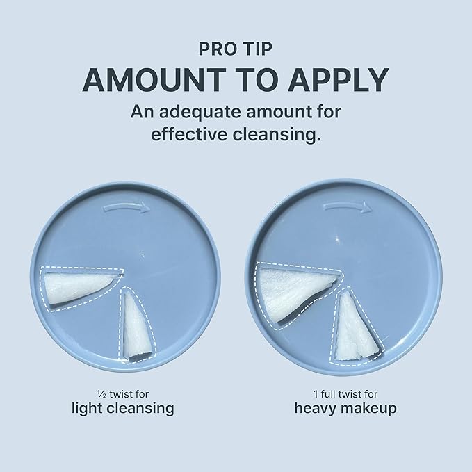 Bebare Twist Cleansing Balm with Hygienic Twist Dispenser: Cleanser for Heavy Makeup Removal, Hydrating Facial Wash for All Skin Types. Korean Vegan Skincare with Natural Oils, 1.69 Fl Oz