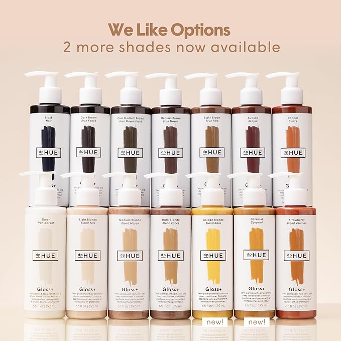 dpHUE Gloss+, Auburn - 6.5 oz (8-12 Applications) - Semi-Permanent Hair Color & Conditioner - Lasts Up to Eight Washes - Paraben, SLS & SLES Sulfate Free - Vegan, Leaping Bunny Certified