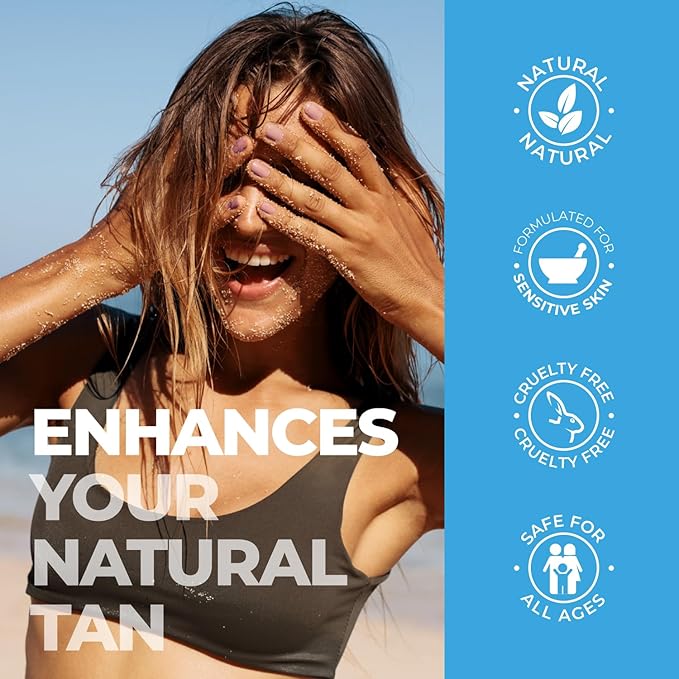 terrasil After Sun Care Lotion with Aloe Vera, Shea Butter, Coconut Oil, & Vitamin E, Soothing Sunburn Relief for Sun Exposed Skin, Deeply Nourishing. Natural Body Lotion (3 oz) Tropical Scent