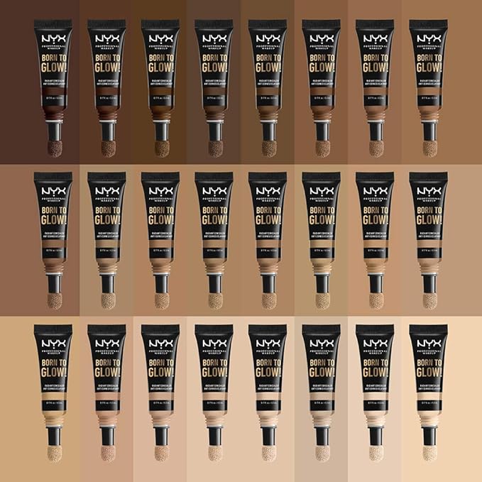 NYX PROFESSIONAL MAKEUP Born To Glow Radiant Concealer, Medium Coverage - Caramel