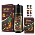 Brown Hair Dye Shampoo 3 in 1, Semi-Permanent Brown Hair Dye, Works in Minutes, Instant Hair Color Shampoo for Women Men, Champu Para Pintar el Cabello, Champu Para Canas, Easy to Use 16.90 Fl Oz