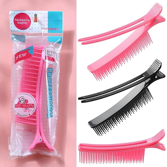 8 pcs Grip Clips for Hair Sectioning Styling, Haircuts Coloring cosmetology supplies hair cutting clips