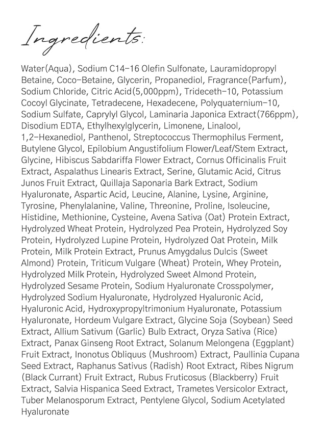 laferme Laminaria Shampoo with Organic Ingredient, Korean Clarifying Shampoo, Hydrating for Dry Hair, Strengthening for Weak Hair, Sulfate & Paraben-Free, for Women & Men, 33.8 FL OZ, Pear & Freesia