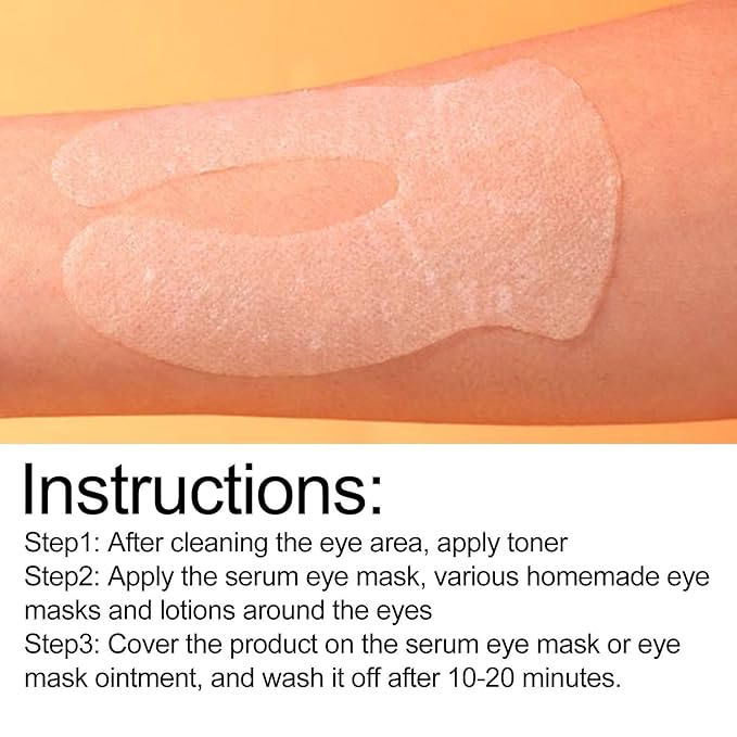 Sonew DIY Beauty Salon Eye Mask, 800pcs, Ultra-Thin, Plant Fibers, Moisturizing, Unisex, Pads, Sheet