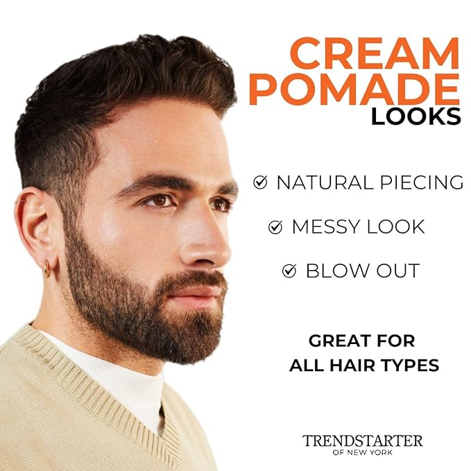 TRENDSTARTER - FORMING PASTE 2oz Travel Size with Free Matte Wax (0.25oz) & Forming Paste (0.25oz) Samples - Gift Box Included - Pomade Gift Set