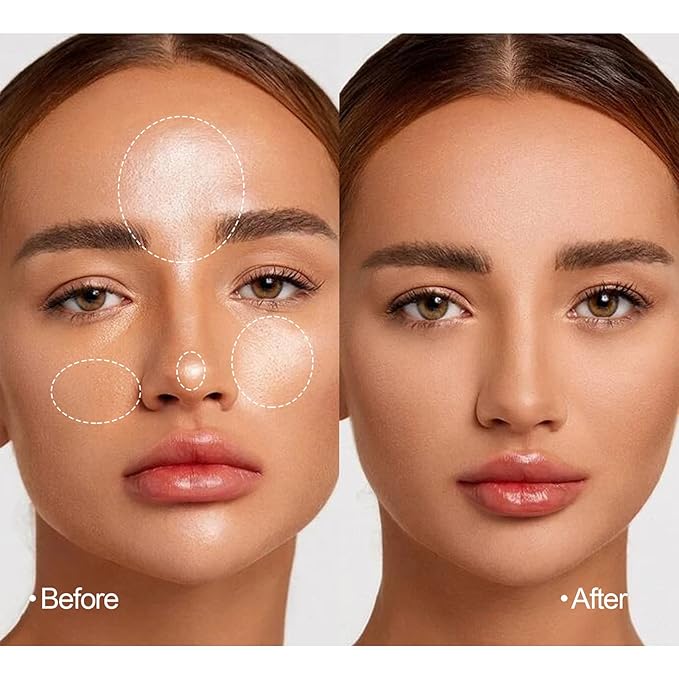 Pressed Face Powder Makeup Mineral Foundation Finishing Powder Pressed Finishing and Setting Powder Loose Setting Powder Makeup #01