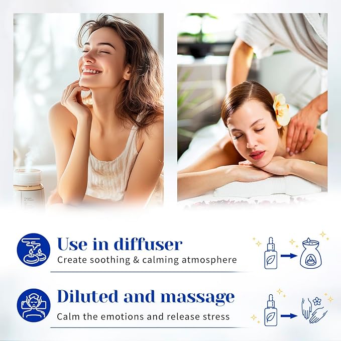 HIQILI Bergamot Essential Oil for Diffuser, Skin, Hair, DIY, 100% Pure & Natural, Travel Size - 0.33 Fl Oz (10 mL)