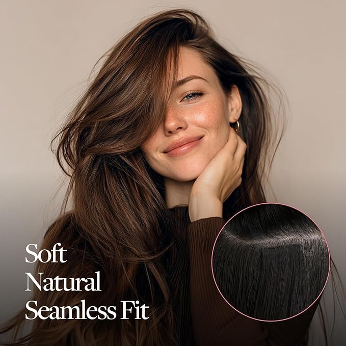GOO GOO Genius Tape in Hair Extensions, Hand Tied Tape Weft, 1B Natural black, 16inch 50g 20pcs, Remy Human Hair, Seamless Invisible Tape, Natural Blend, Lightweight