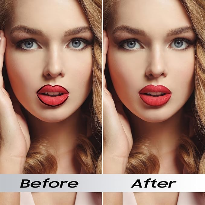 Lip Liner Stain Peel off - Waterproof & Long Lasting Peel Lip Stain Non-Stick Cup, Enhancing Complexion & Nourishing for All Skin Types, Create A Natural Lip Color (Coral, 1 Count)