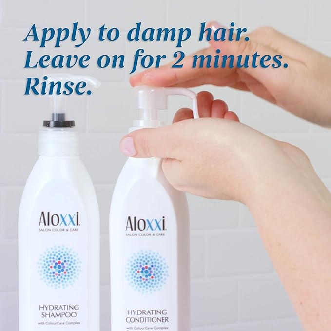 ALOXXI Hydrating Color Protectant Conditioner for Color Treated Hair with Keratin Jojoba & Olive Oils Nourishes and Repairs, 10.1 Fl Oz