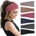Huachi Headbands for Women Non Slip, Wide Head Bands for Women's Hair for Workout Elastic Hair Band Summer Hair Accessories