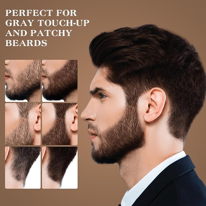 Hairline Shadow Powder, White, Root Touch Up Powder for Instantly Gray Hair Cover Up, Women Color Root Coverage for Thinning Grey, Mens Roots Concealer for Hair Loss Beard Line, #8