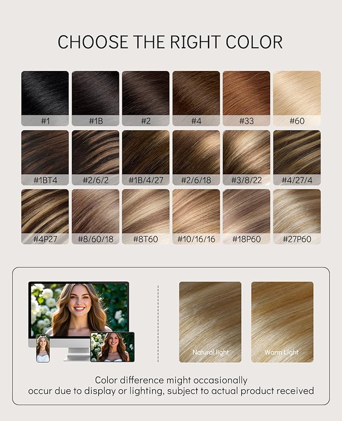 VINBAO Invisible Injected Tape in Hair Extensions 55g Invisi Edge Tape in Hair Extensions 20in 20pcs Light Blonde Highlighted Platinum Blonde Luxury Hair 20inch #27P60