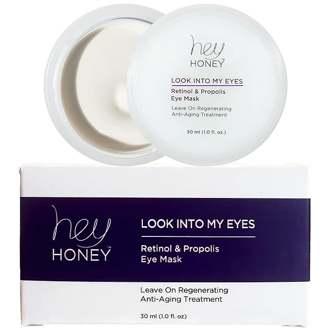 Hey Honey Look Into My Eyes Retinol And Propolis Eye Mask | Provide Intense Hydration and Brightening Benefits To Tired and Stressed Under Eyes Area .1 oz.