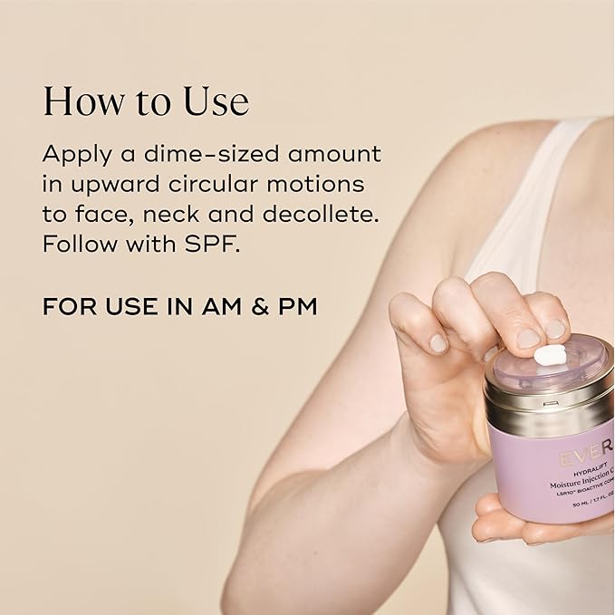 EVER Rich Face Moisturizer (Dry Skin)- Overnight Renewal Facial Lotion, Instant Face Lift Cream, Smooths Lines and Wrinkles, Restores Skin Elasticity, Packed with Urea, Squalane, and Vitamins