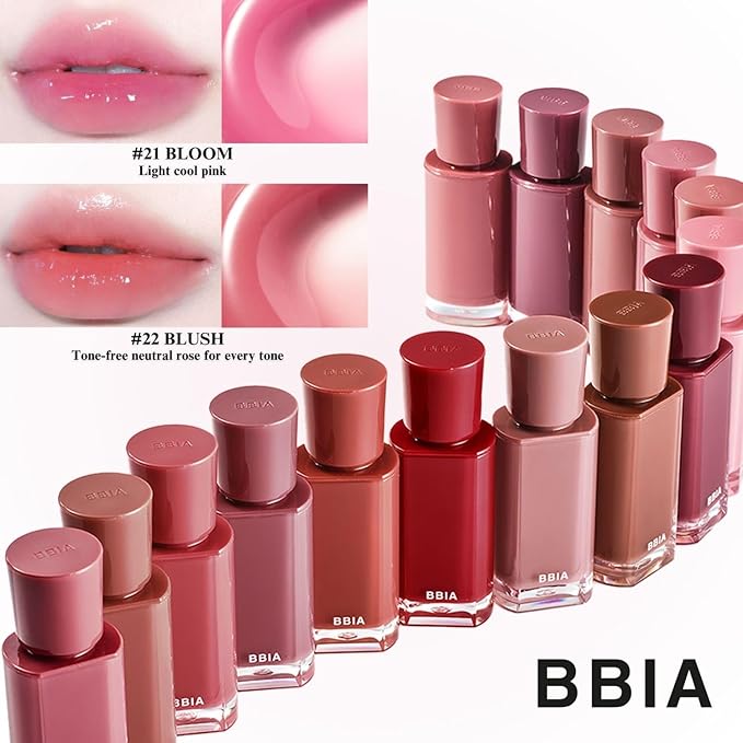 BBIA Glow Tint – Lip Plumping Volumizing Glossy & Glowy Lip Stain Naturally Moisturizing Comfortable Texture Lightweight Long-Lasting Vivid Color Non-Sticky Korean Makeup (13 MAROON, Pack of 1)