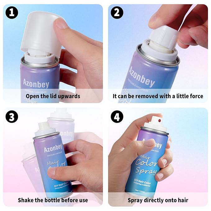 Halloween Hair Spray,Temporary Hair Color Spray for Women Kids Men,Washable Hairspray,Colored Hair Spray,Color Hairspray for Halloween,Party,Cosplay,Christmas Day (06#Blue)