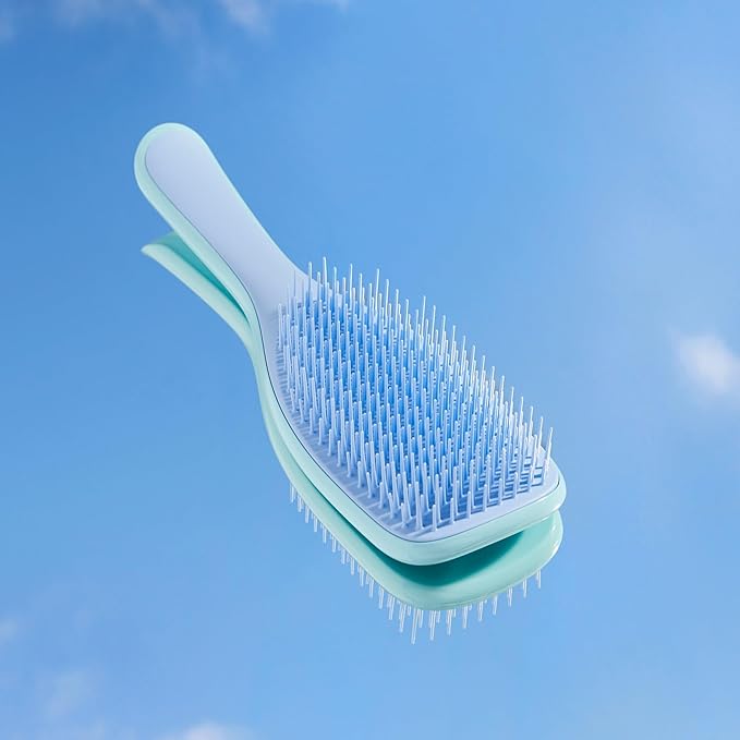 Tangle Teezer Ultimate Detangler Brush for Wet & Dry Hair, Eliminates Knots & Reduces Breakage for All Hair Types, Denim Blues
