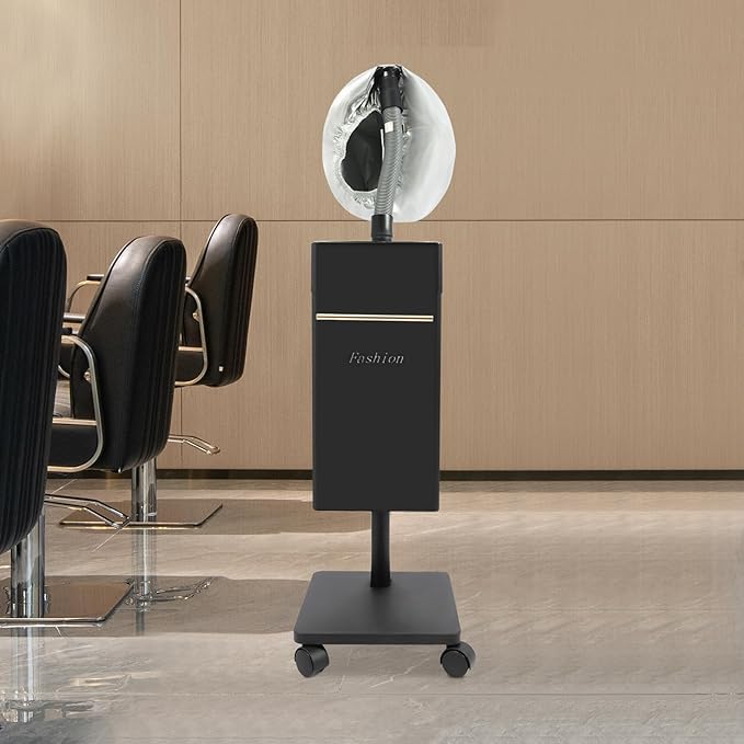 Professional Hair Steamer with Wheel, Nano Hair Steamers Processor, Stand Up Base Salon Spa Equipment, for Home, Hairdressing Salons, Beauty Hospitals
