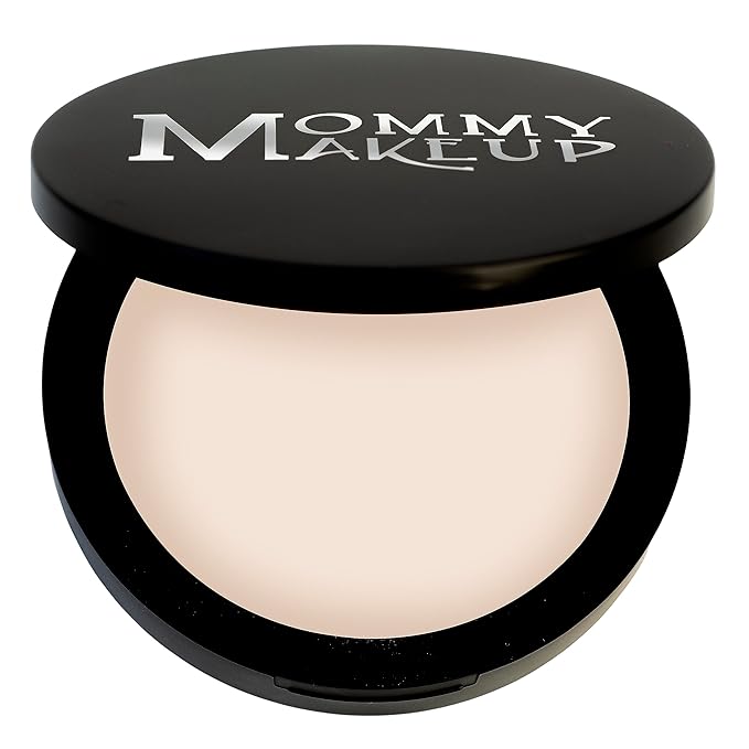 Mineral Dual Powder in Lullaby (Light) | 4-in-1 Pressed Mineral Foundation with SPF 15 for Flawless Glow & Soft Looking Skin | Oil Free, Talc Free, Gluten Free | 0.45 Oz | by Mommy Makeup