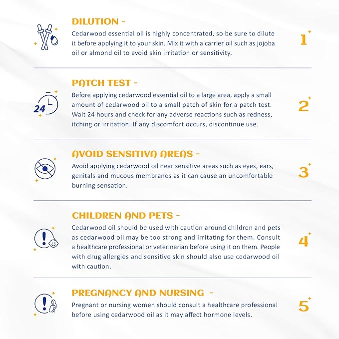 HIQILI Cedarwood Essential Oil (3.38 Fl Oz), 100% Natural Therapeutic Grade, Premium Glass Dropper, for Hair & Skin Care, Soap Making, Add to Diffusers, Sprays