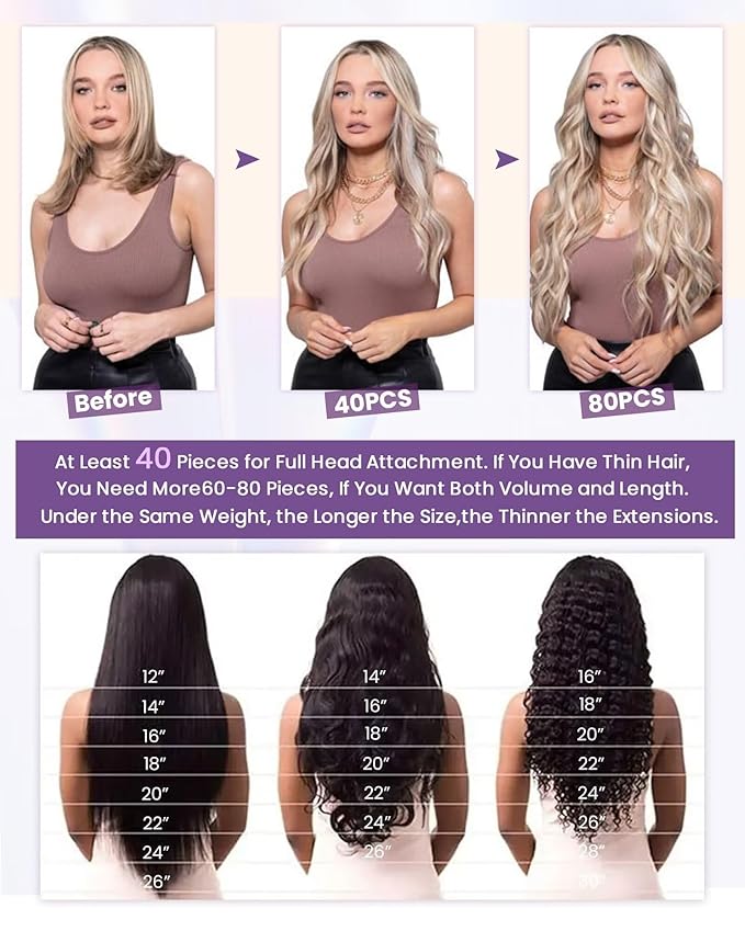 LaaVoo Tape in Extensions Human Hair Auburn Brown Hair Extensions Tape in Seamless Tape on Hair Extension Soft Hair 16inch 40pcs 100g