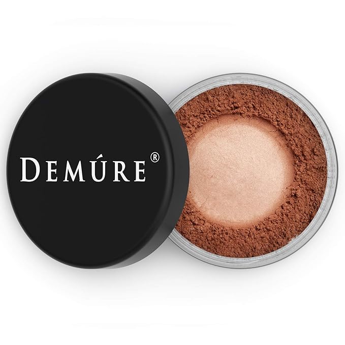 Demure Mineral Make Up Blush, Loose Powder, Natural, Professional, Cruelty Free Makeup, Blush Powder (Spiced Mocha)