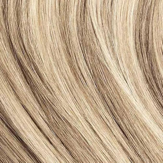 Luxy 100% Remy Human Hair – Halo Clip-In Hair Extensions –Natural Looking Volume & Length - One-Piece - Easy 5-Min Application 150 grams 12" Dimensional Cream Blonde
