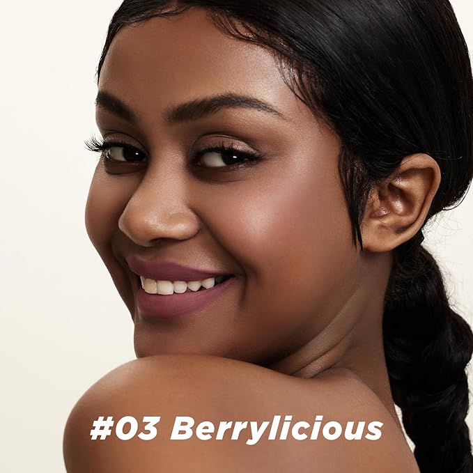 ITY Velvet Matte Finish Lip Stain-Mousse Textured Lip Clay, Conceals Lip Lines, Rich Pigment Lip Tint Lipsticks,2 Pack, 0.14 oz (4g) in Petal, Berrylicious