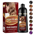 Blonde Brown Hair Dye 16.9 Fl Oz, Argan Oil Hair Shampoo, 3 in 1 Hair Dye Shampoo, Easy To Use, Semi-Permanent Hair Color Shampoo (Blonde Brown)