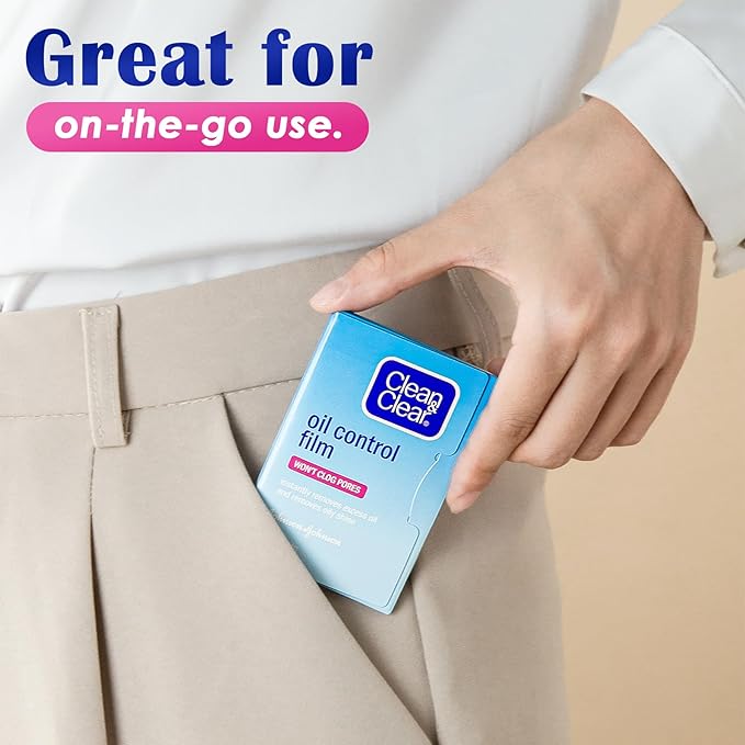 Oil Blotting Sheets From China Replacment for Clean&Clear Oil Absorbing Sheets,2 Pack(total 120sheets) Oil Control Film for Face,High-performance Handy Face Blotting Paper for Oily Skin