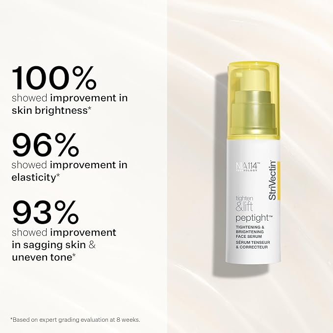 StriVectin Tighten & Lift Power Starters Trio Kit, 3 piece Peptide Kit for Face, Eyes and Neck, to help visibly reduce the look of Wrinkles and Fine Lines