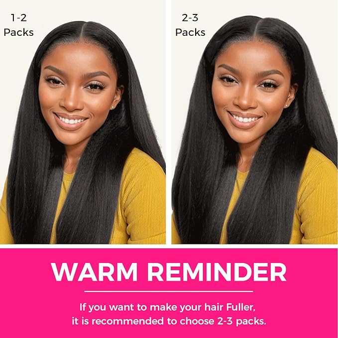 Lashey 150g 9pcs Hair Extensions Real Human Hair 22 Inch Natural Black Light Yaki Straight Seamless Clip in Human Hair Extensions with Soft Invisi Edge