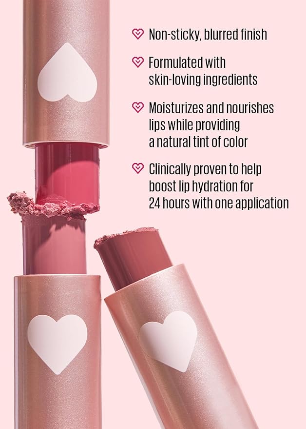 Kaja Love Blur Lip Balm - 01 Pure Cupid | Soft & Comfort Semi-Matte Blurring Daily Color Lip Balm | Shea Butter, Avocado Oil, Citrus Unshiu Peel Extract, Vitamin E Infused | 4g / 0.14oz.