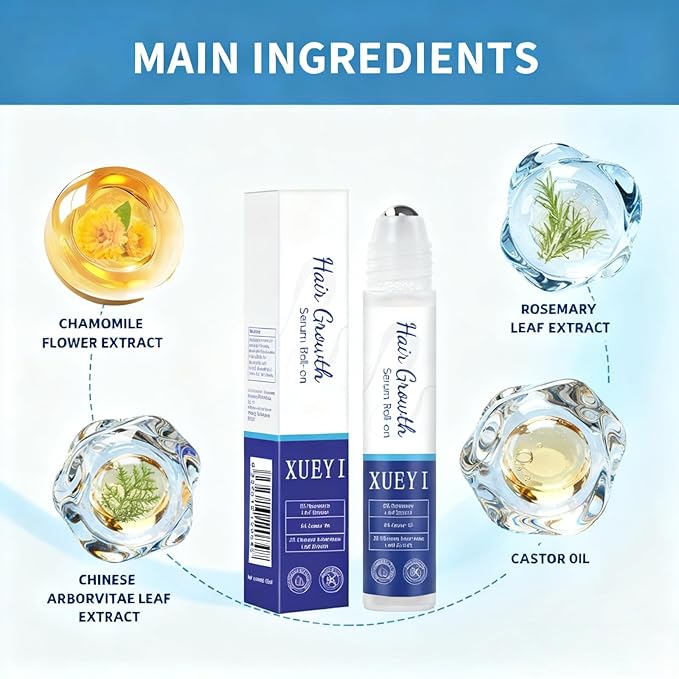 Advanced hair regeneration, rosemary hair growth essence, hair growth essence ball, improve hair density, reduce hair loss, no washing and no greasy