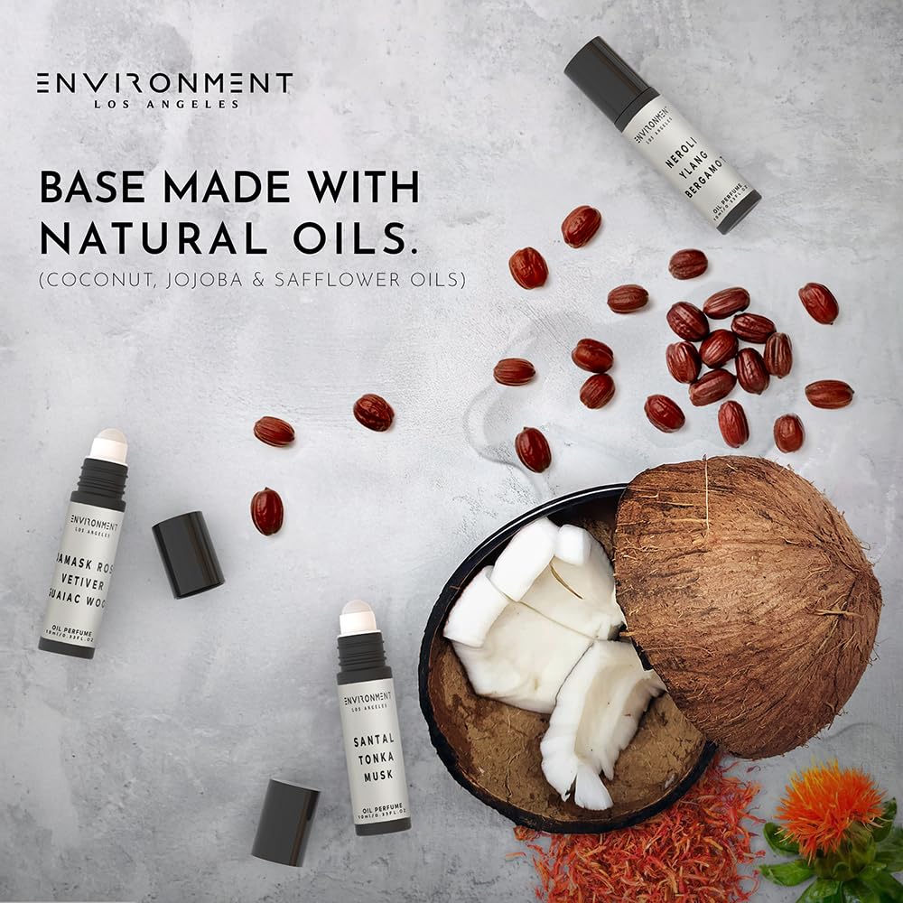 ENVIRONMENT Inspired by Designer TF Oud Wood 10ml Roll-on Perfume (Oud Wood | Guaiac | Cedar) Body Oil Fragrance, Roll On Oil, Body Fragrance for Women & Men, Luxury Scents, Vegan & Cruelty-Free