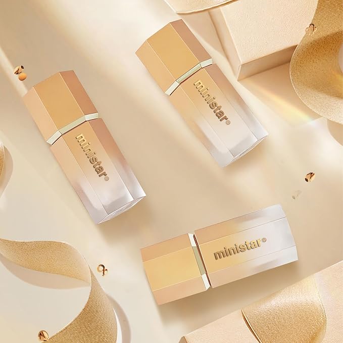 Liquid Concealer Makeup, Full Coverage Concealer, Cream Face Concealer with Cushion Applicator, Highly Pigmented, Natural-Looking, Hydrating, Waterproof Concealer (#06 Warm Love)