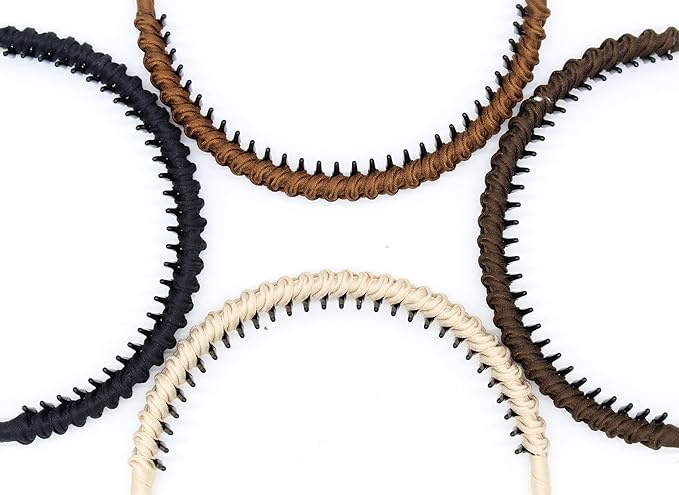 Spa Headbands for Washing Face or Facial.Can easily solve the problem of short hair on the forehead fashionable hair accessories are suitable for friends gatherings and shopping（A pack of 4）