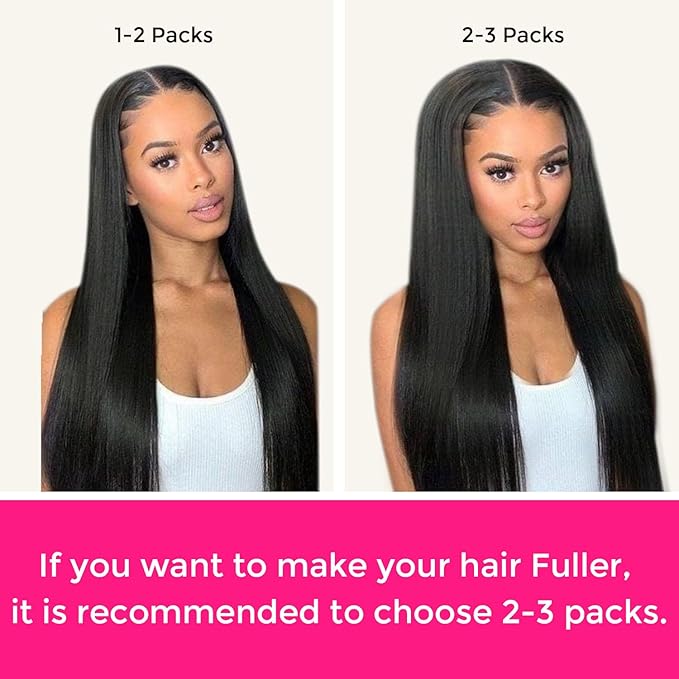Lashey Seamless Clip in Hair Extensions Real Human Hair 110g Straight 16 Inch 7pcs Natural Black Remy Clip in Extensions with PU Weft for Women