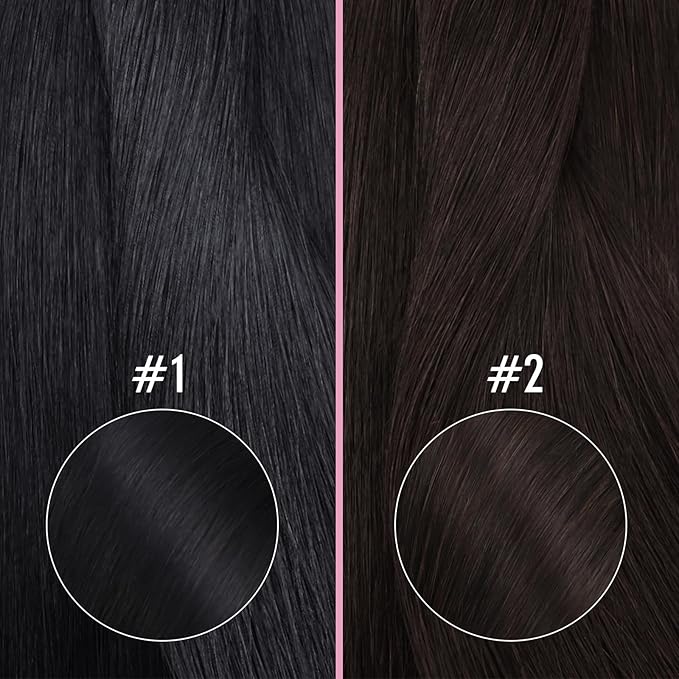 YoungSee Nano Hair Extensions Human Hair Dark Brown Nano Bead Hair Extensions Human Hair Brown Nano-Ring Hair Extension 16 Inch Nano-Tip Extension Remy Hair for Adding Volume 50s 50g