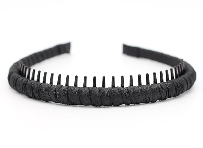 Plastic Headbands for Women,Non Slip Hair Bands for women's hair,headband with teeth Suitable Spa,Yoga,Sports and Daily Use (Pack of 4)