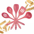 Starpack 'Stir & Serve' Silicone Cooking Utensils Set (5 Pcs) - Kitchen Utensils Set Heat Resistant to 600°F - Kitchen Utensils for Nonstick Cookware - Silicone Utensil Set for Mixing & Cooking